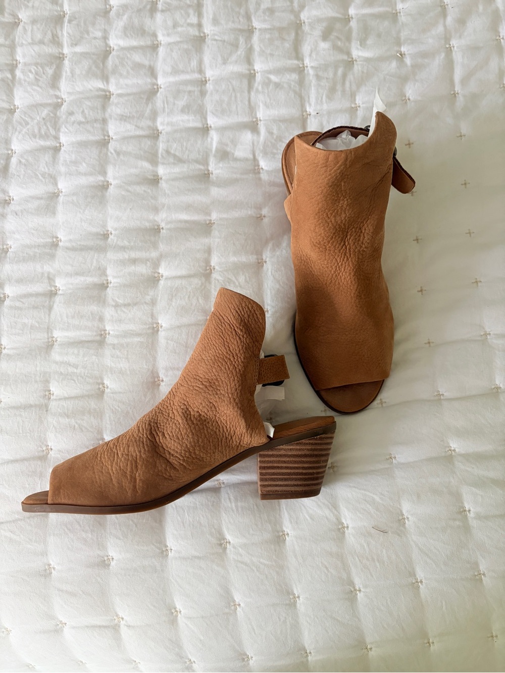 Lucky Brand Open-Toe Block Heel Boot Sandals - Women